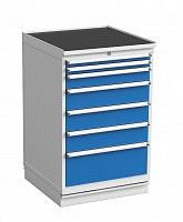 Тумба с выдвижными ящиками высота 1100 мм, нагрузка на ящик 200 кг 70/110, Treston 61307005H Тумба с выдвижными ящиками высота 1100 мм, нагрузка на ящик 200 кг 70/110, Treston 61307005H