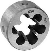 Плашка К1/4" 9ХС Волжский Инструмент 5204002, дюймовая коническая резьба Плашка К1/4" 9ХС Волжский Инструмент 5204002, дюймовая коническая резьба