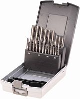 Набор резьбонарезной M3-M12, HSS-G, DIN 352 Ruko 245001RO, 21 предмет, метрическая резьба  Набор резьбонарезной M3-M12, HSS-G, DIN 352 Ruko 245001RO, 21 предмет, метрическая резьба