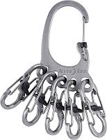 Набор карабинов с блокировкой Nite Ize BigFoot Locker KeyRack KLKBF-11-R6 Набор карабинов с блокировкой Nite Ize BigFoot Locker KeyRack KLKBF-11-R6