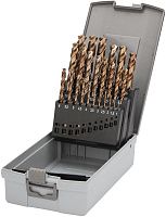 Набор сверл по металлу 1-13 мм, 25 шт HSSE-Co5, DIN 338 Ruko 228215RO Набор сверл по металлу 1-13 мм, 25 шт HSSE-Co5, DIN 338 Ruko 228215RO