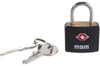 Навесной замок MSM TSAK1, черный Навесной замок MSM TSAK1, черный