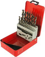 Набор сверл по металлу 1-10 мм, 19 шт HSS-G, DIN 338 SpeedCut Ruko 288214 Набор сверл по металлу 1-10 мм, 19 шт HSS-G, DIN 338 SpeedCut Ruko 288214