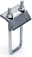 Зажим балочный для профилей 41 (124) М10 Termoclip 9133113, горячий цинк Зажим балочный для профилей 41 (124) М10 Termoclip 9133113, горячий цинк
