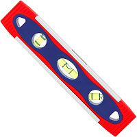 Уровень магнитный 3 глазка 225 мм Workpro Торпедо WP262027 Уровень магнитный 3 глазка 225 мм Workpro Торпедо WP262027