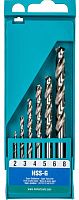 Набор сверл по металлу 2-8 мм, 6 шт HSS-G SUPER DIN 338 RN, Heller 17731 Набор сверл по металлу 2-8 мм, 6 шт HSS-G SUPER DIN 338 RN, Heller 17731