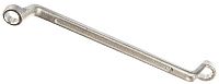 Ключ гаечный кольцевой двусторонний коленчатый 19х22 мм Волжский инструмент 2802033, оцинкованный Ключ гаечный кольцевой двусторонний коленчатый 19х22 мм Волжский инструмент 2802033, оцинкованный
