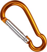 Брелок-карабин быстросъемный 21х41х3,5 мм, бронза Брелок-карабин быстросъемный 21х41х3,5 мм, бронза
