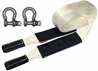 Динамический рывковый строп Tplus "Туризм" 5 м (7т) + шаклы 2х3.25т Динамический рывковый строп Tplus "Туризм" 5 м (7т) + шаклы 2х3.25т