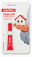 Универсальный супер-клей КОНТАКТ 3 гр 22294 Универсальный супер-клей КОНТАКТ 3 гр 22294