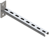 Консоль монтажная 41х21х2,0 мм Termoclip, горячий цинк Консоль монтажная 41х21х2,0 мм Termoclip, горячий цинк