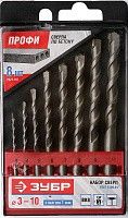 Набор сверл по бетону 3-10 мм, 8 шт, сталь 40, DIN 8039 ЗУБР 2922-H8_z01 Набор сверл по бетону 3-10 мм, 8 шт, сталь 40, DIN 8039 ЗУБР 2922-H8_z01