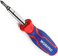 Отвертка с набором бит Workpro WP221046 Отвертка с набором бит Workpro WP221046
