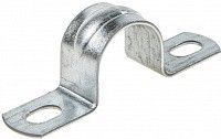 Скоба двухлапковая 8-9 мм Fortisflex СМД 64795, оцинкованная сталь Скоба двухлапковая 8-9 мм Fortisflex СМД 64795, оцинкованная сталь