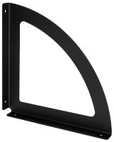 Кронштейн для полок Домарт DELTA модель 2, белый/черный, 2 шт Кронштейн для полок Домарт DELTA модель 2, белый/черный, 2 шт