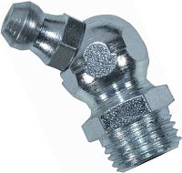 Пресс-масленка М10х1 угловая 45° ГОСТ 19853-74, оцинкованная сталь Пресс-масленка М10х1 угловая 45° ГОСТ 19853-74, оцинкованная сталь