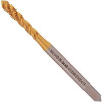 Метчик машинный спиральный М2,5х0,45 мм DIN 371 45° HSSE-TiN H-Tools 513X01-C4-0025, метрическая резьба Метчик машинный спиральный М2,5х0,45 мм DIN 371 45° HSSE-TiN H-Tools 513X01-C4-0025, метрическая резьба