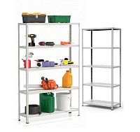 Стеллаж металлический до 100 кг, 5 полок Металл-завод СТФ 1235 Стеллаж металлический до 100 кг, 5 полок Металл-завод СТФ 1235