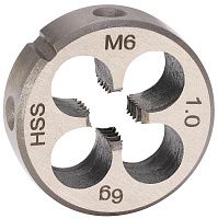 Плашка М6х1 мм HSS DIN EN 22568 H-Tools 240060HT, метрическая резьба Плашка М6х1 мм HSS DIN EN 22568 H-Tools 240060HT, метрическая резьба