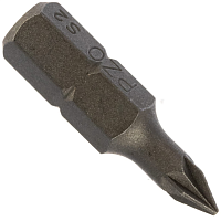 Бита крестовая PZ0 длина 25 мм, 1/4" Ombra 514600, сталь S2 Бита крестовая PZ0 длина 25 мм, 1/4" Ombra 514600, сталь S2