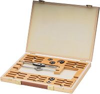 Резьбонарезной набор UNF №5-№12 115CrV3 Bucovice 316000, мелкая дюймовая резьба, 17 предметов Резьбонарезной набор UNF №5-№12 115CrV3 Bucovice 316000, мелкая дюймовая резьба, 17 предметов