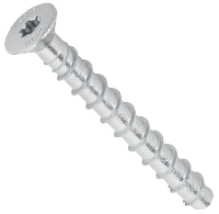 Саморез по бетону 6x100/45/60 с потайной головкой и шлицем TORX S-CSA CS SORMAT 9640071617, оцинкованная сталь Саморез по бетону 6x100/45/60 с потайной головкой и шлицем TORX S-CSA CS SORMAT 9640071617, оцинкованная сталь
