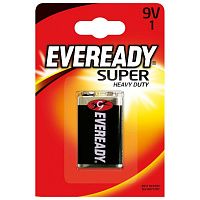 Батарейка Крона Eveready Super Heavy Duty 6F22 BP1 Батарейка Крона Eveready Super Heavy Duty 6F22 BP1