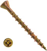 Саморез отделочный с потайной головкой HIMTEXfix Hobau, желтый цинк Саморез отделочный с потайной головкой HIMTEXfix Hobau, желтый цинк