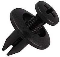 Клипса автомобильная с резьбовым штырьком 1445 Клипса автомобильная с резьбовым штырьком 1445