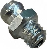 Пресс-масленка прямая М6 (КГ1/6") под ключ 8 мм, оцинкованная сталь Пресс-масленка прямая М6 (КГ1/6") под ключ 8 мм, оцинкованная сталь