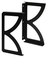 Кронштейн для полок двойной 145х255 мм Домарт DELTA модель 2, белый/черный, 2 шт Кронштейн для полок двойной 145х255 мм Домарт DELTA модель 2, белый/черный, 2 шт