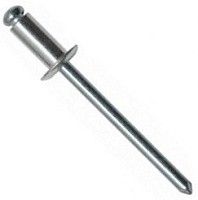 Заклёпка вытяжная алюминий/сталь со стандартным бортиком 4,8х20 Заклёпка вытяжная алюминий/сталь со стандартным бортиком 4,8х20