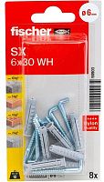 Дюбель SX 6x30 с костылем H K Fischer 90903 Дюбель SX 6x30 с костылем H K Fischer 90903
