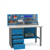 Верстак с драйвером 850/1390/685мм, Металл-завод ВД-1.4 Верстак с драйвером 850/1390/685мм, Металл-завод ВД-1.4