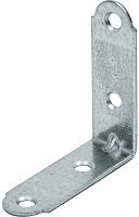 Уголок крепежный 50х17 мм, оцинкованная сталь Уголок крепежный 50х17 мм, оцинкованная сталь