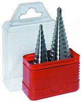 Набор ступенчатых сверл по металлу 4-12/6-30 мм, 2 шт HSS-G Bucovice 641802 Набор ступенчатых сверл по металлу 4-12/6-30 мм, 2 шт HSS-G Bucovice 641802