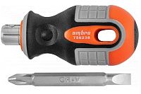 Отвертка двухсторонняя РН2,SL6x38 мм Ombra ROUND GRIP 756238 Отвертка двухсторонняя РН2,SL6x38 мм Ombra ROUND GRIP 756238