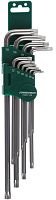 Комплект шестигранных ключей TORX (Т9-Т50) с центрированным штифтом EXTRA LONG Jonnesway H08S110S, 10 штук Комплект шестигранных ключей TORX (Т9-Т50) с центрированным штифтом EXTRA LONG Jonnesway H08S110S, 10 штук