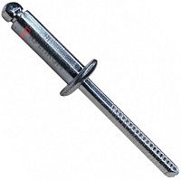 Заклепка вытяжная со стандартным бортиком 2,4х8 мм, сталь/сталь Заклепка вытяжная со стандартным бортиком 2,4х8 мм, сталь/сталь