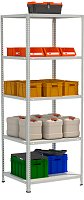Стеллаж металлический до 150 кг, 5 полок Металл-завод СТФ 765-2,0 2000х700х600 мм Стеллаж металлический до 150 кг, 5 полок Металл-завод СТФ 765-2,0 2000х700х600 мм