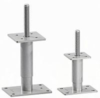 Опора регулируемая для наружных соединений 160х160х180-210 мм Holz R30120 Опора регулируемая для наружных соединений 160х160х180-210 мм Holz R30120