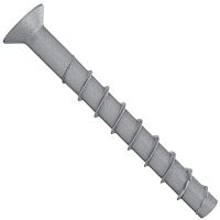 Шуруп по бетону с потайной головкой 10х80 25/15/- мм Fischer FBS II CP SK 557804, оцинкованная сталь Шуруп по бетону с потайной головкой 10х80 25/15/- мм Fischer FBS II CP SK 557804, оцинкованная сталь