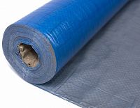 Тентовое полотно тарпаулин 90 г/м² синий 2x50 м Тентовое полотно тарпаулин 90 г/м² синий 2x50 м