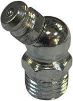 Пресс-масленка М10х1 угловая 45°, оцинкованная сталь Пресс-масленка М10х1 угловая 45°, оцинкованная сталь