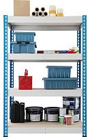 Стеллаж металлический до 300 кг, 4 полки Металл-завод МКФ 15614-2,0 2000х1525х610 мм Стеллаж металлический до 300 кг, 4 полки Металл-завод МКФ 15614-2,0 2000х1525х610 мм