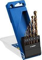 Набор сверл по металлу 2-8 мм, 6 шт Р6М5К5, ЗУБР 29626-H6 Набор сверл по металлу 2-8 мм, 6 шт Р6М5К5, ЗУБР 29626-H6