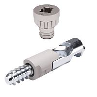 Стяжка винтовая J12 евровинт 12 мм, для плиты 18 мм, TARGETJ12/P18/EURO12 Стяжка винтовая J12 евровинт 12 мм, для плиты 18 мм, TARGETJ12/P18/EURO12