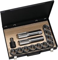 Набор для восстановления резьбы G3/8"-19 Volkel V-Coil 04192, 12 предметов, трубная резьба Набор для восстановления резьбы G3/8"-19 Volkel V-Coil 04192, 12 предметов, трубная резьба