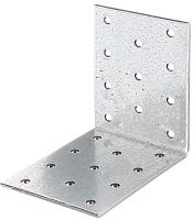 Уголок крепежный 80х80х60 мм Gah Alberts 331498, оцинкованная сталь Уголок крепежный 80х80х60 мм Gah Alberts 331498, оцинкованная сталь