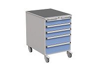 Тумба универсальная с выдвижными ящиками, ширина 550 мм, Treston серия 55, стальной корпус Тумба универсальная с выдвижными ящиками, ширина 550 мм, Treston серия 55, стальной корпус